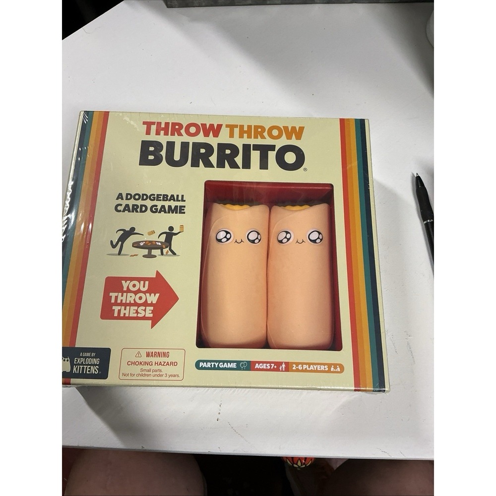 Throw Throw Burrito Card Game by Exploding Kittens SEALED